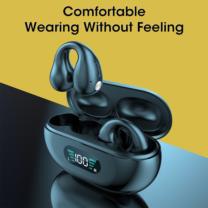 Bone Conduction Bluetooth 5.3 Earbuds with HiFi Sound