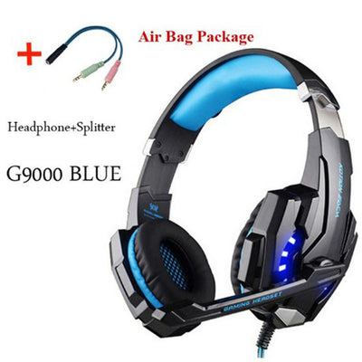 Wired Gaming Headset with Surround Sound & Deep Bass