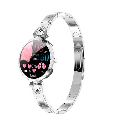 Fashionable Waterproof Smartwatch for Women with Heart Rate Monitor