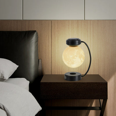 3D LED Moon Night Light with Magnetic Levitating Floating Ball