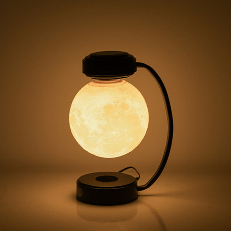 3D LED Moon Night Light with Magnetic Levitating Floating Ball