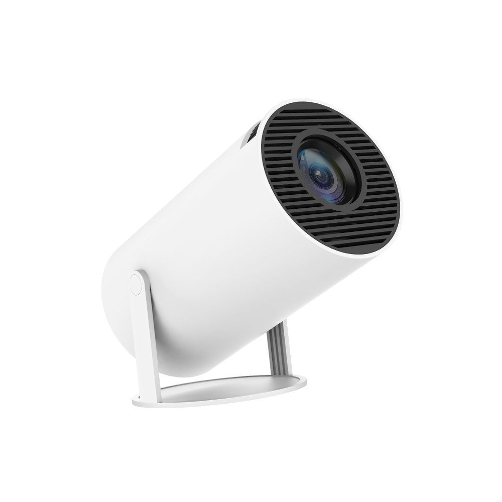 Portable 180° Projector with Automatic Focus for Home Use