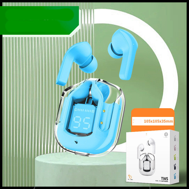 Mini Transparent Wireless Bluetooth Headset with ENC Noise Reduction