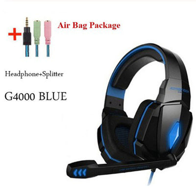 Wired Gaming Headset with Surround Sound & Deep Bass