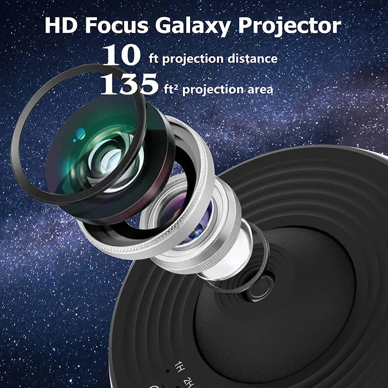 360° Night Light Galaxy Projector for Kids & Bedroom