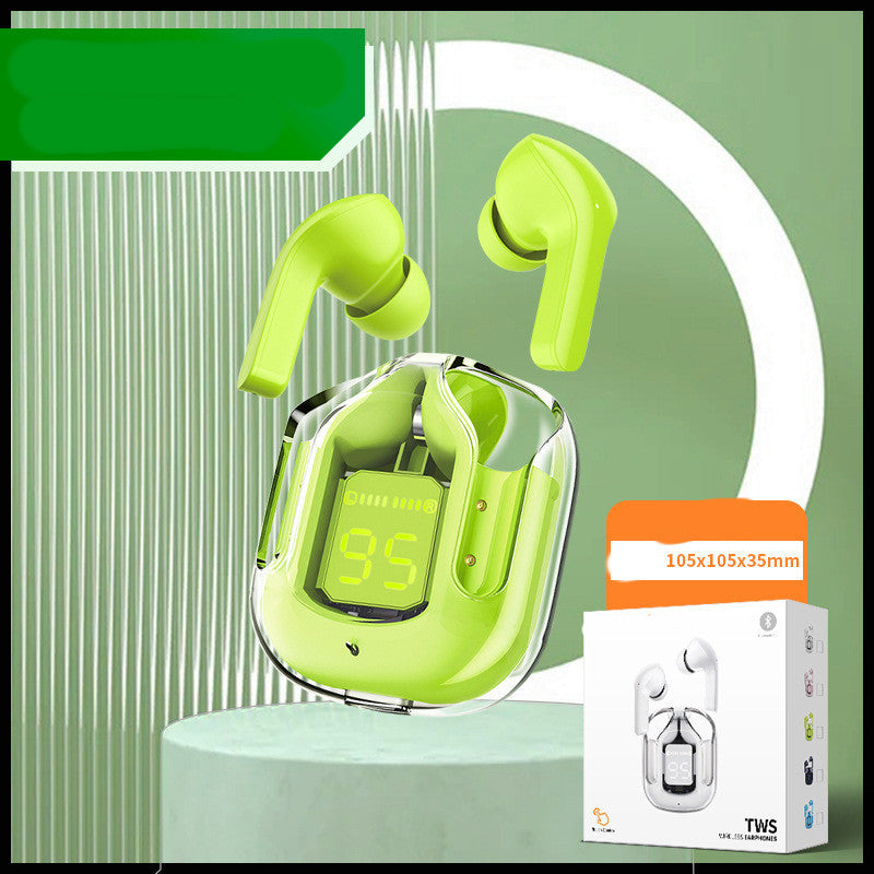 Mini Transparent Wireless Bluetooth Headset with ENC Noise Reduction