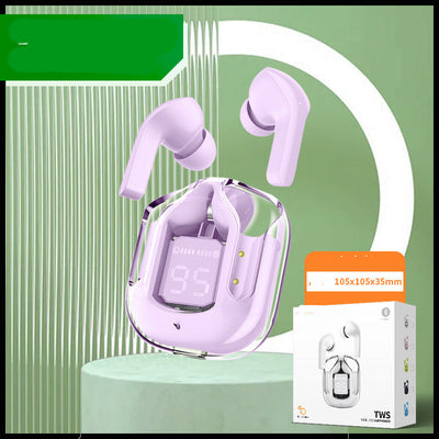 Mini Transparent Wireless Bluetooth Headset with ENC Noise Reduction