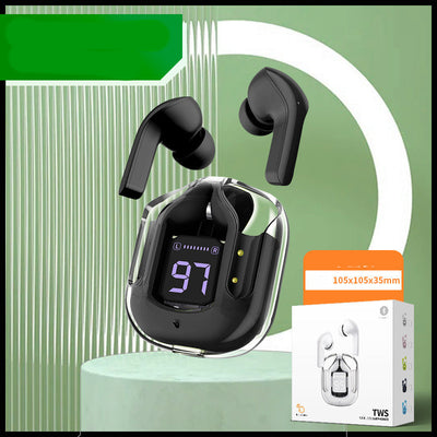 Mini Transparent Wireless Bluetooth Headset with ENC Noise Reduction