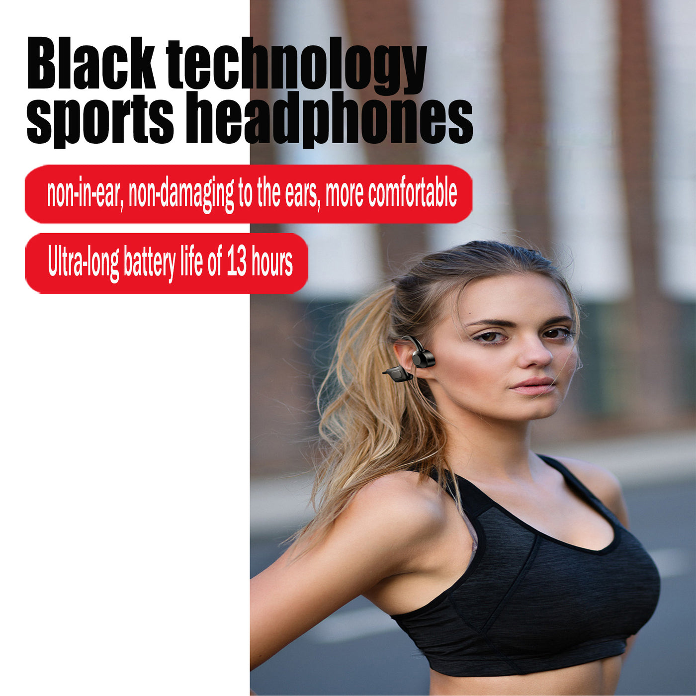 Waterproof Bone Conduction Headphones for Sports