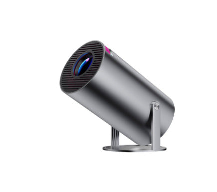 Portable 180° Projector with Automatic Focus for Home Use