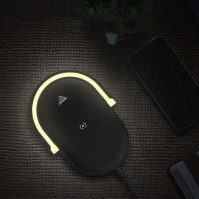 3-in-1 Foldable Wireless Charger with LED Lamp