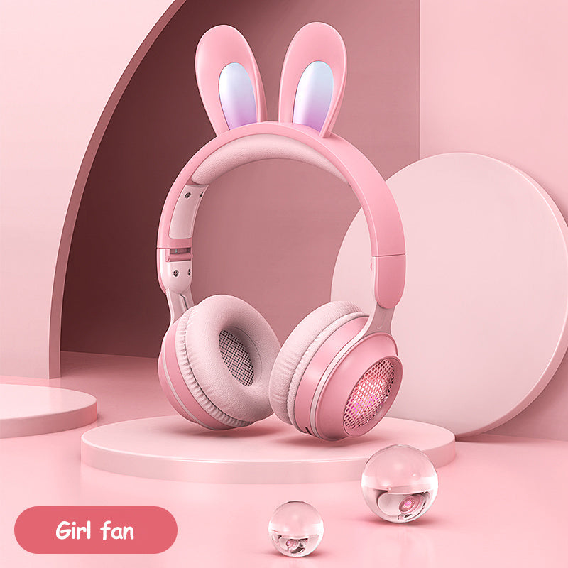 Wireless Rabbit Ear Headphones with Luminous Design