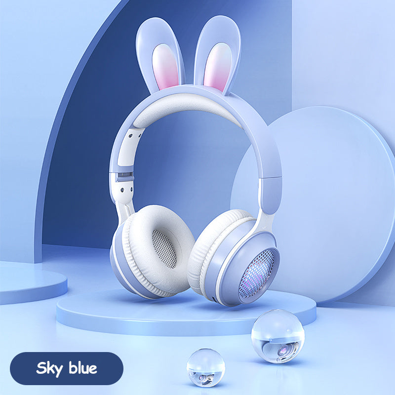 Wireless Rabbit Ear Headphones with Luminous Design