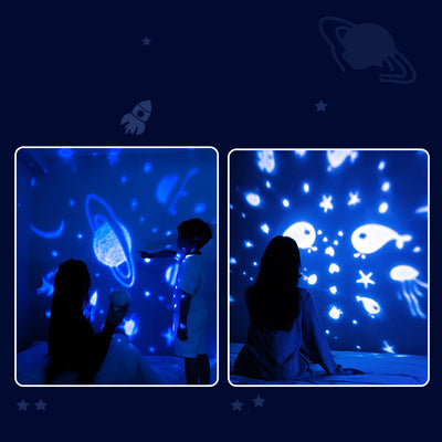 Galaxy Star Projector Astronaut Night Light for Kids