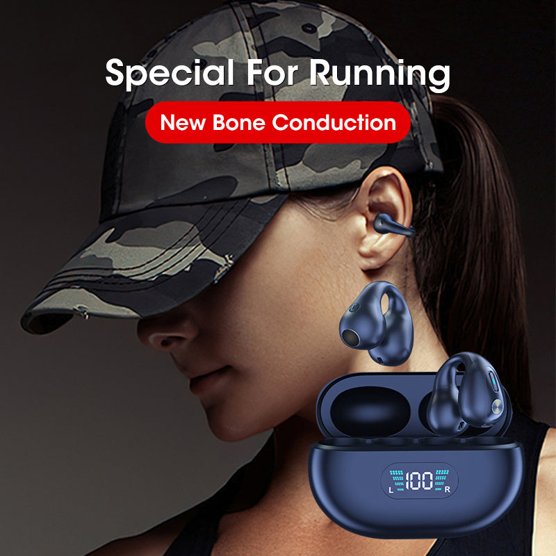 Bone Conduction Bluetooth 5.3 Earbuds with HiFi Sound